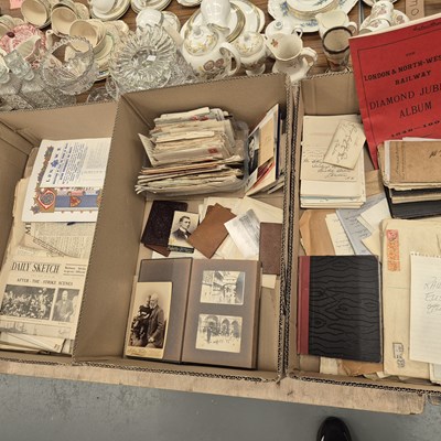 Lot 789 - Railway ephemera, letters to Euston Station,...