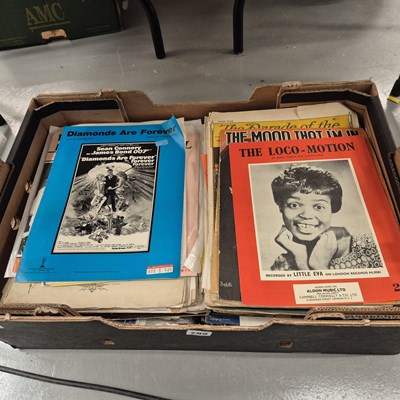 Lot 799 - A collection of 1950s and 1960s sheet music...