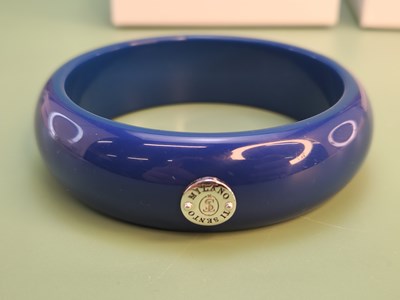 Lot 1147 - Four Ti Sento resin bangles, and a collection...
