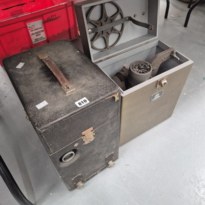 Lot 810 - A cased Bell & Howell projector  together with...