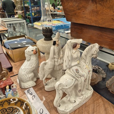 Lot 819 - 'The Duchess' one of two Staffordshire pottery...