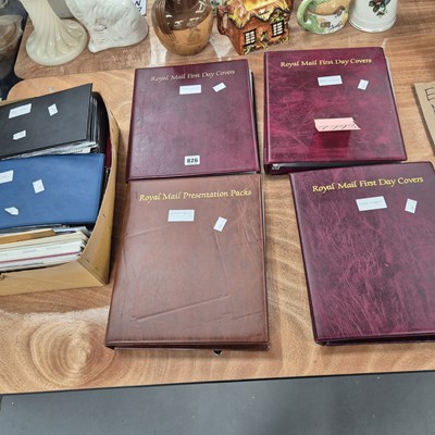 Lot 826 - Albums and loose first day covers