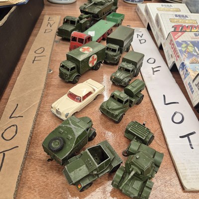 Lot 834 - A small collction of Dinky toy military vehicles