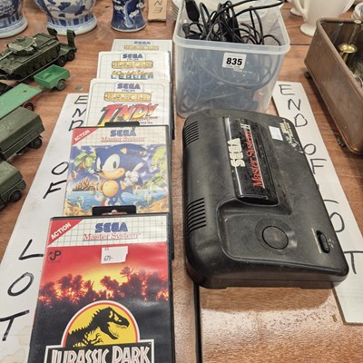 Lot 835 - A Sega games 'Master System II' together with...