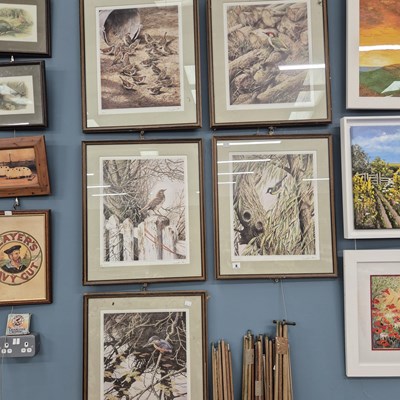 Lot 8 - Terrance James Bond:  a group of five signed...