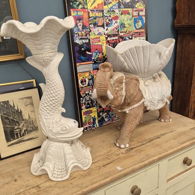 Lot 29 - Two large ceramic planters