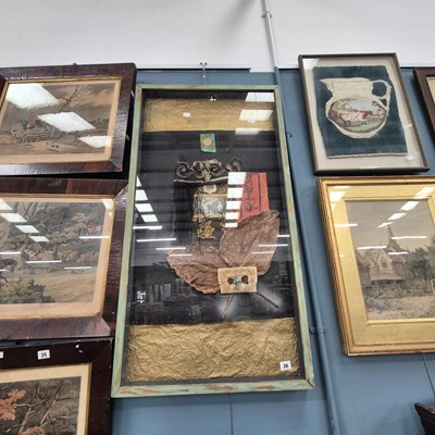 Lot 36 - An interesting collage artwork inscribed verso...