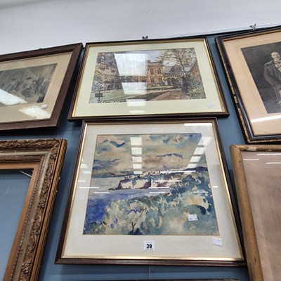 Lot 39 - Four 20th century watercolours