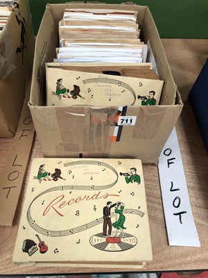 Lot 711 - A collection of Country music 7" single...