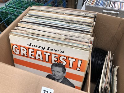 Lot 714 - Rock/Pop, approximately sixty-five LP records...