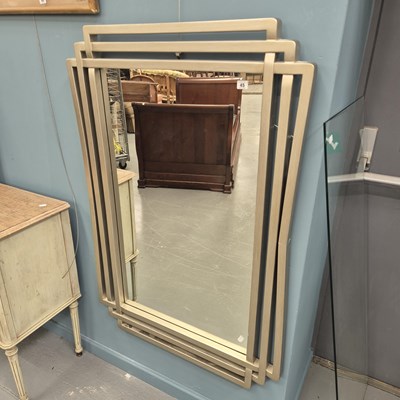 Lot 45 - A large Art Deco-style wall mirror 127 × 86cm