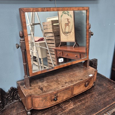 Lot 71 - An early 19th century mahogany swing dressing...