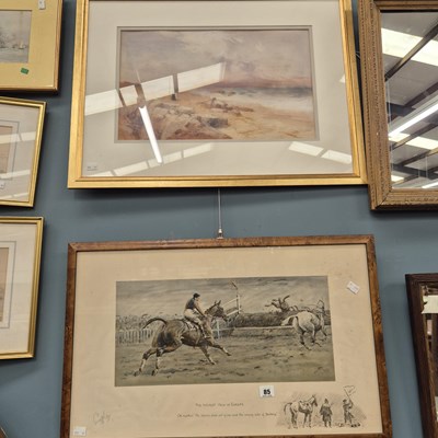 Lot 85 - Charles Johnson Payne, Snaffles, a pencil...