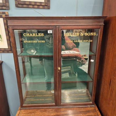 Lot 94 - An antique cabinet, later signwritten for...