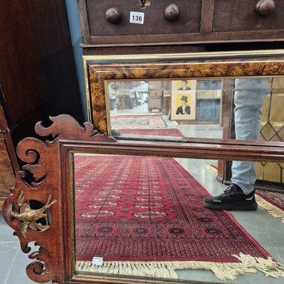 Lot 141 - Two wall mirrors largest 67 × 87cm