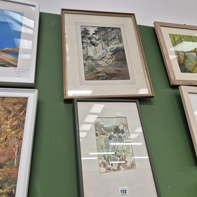 Lot 152 - Two small watercolours