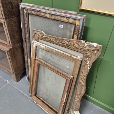 Lot 154 - A group of 19th century picture frames