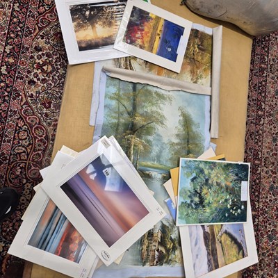 Lot 160 - A mixed selection of 20th century oil...