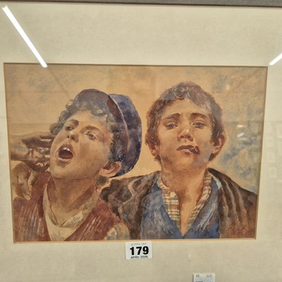 Lot 179 - Early 20th century Italian school, two rowdy...