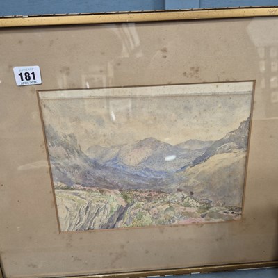 Lot 181 - A small Edwardian watercolour