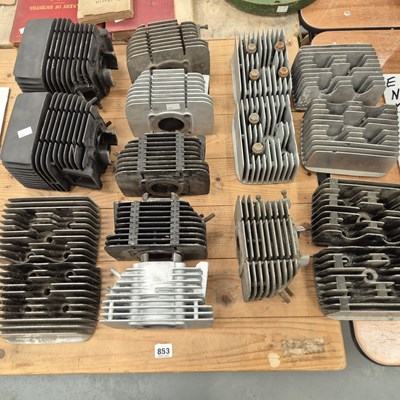Lot 853 - Quantity of Yamaha heads and barrels, mostly...