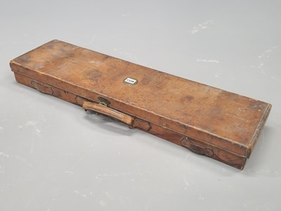 Lot 1338 - A George V leather shotgun case by Holland &...