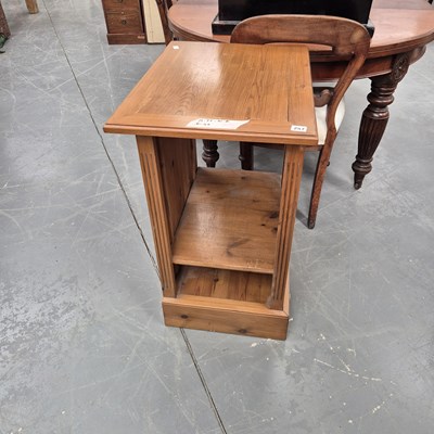 Lot 257 - A modern pine side cabinet H 77 W 60 D 46cm