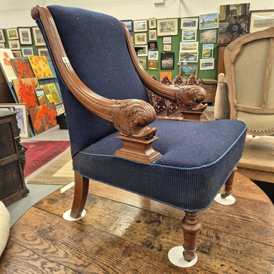 Lot 259 - An interesting late Victorian carved walnut...