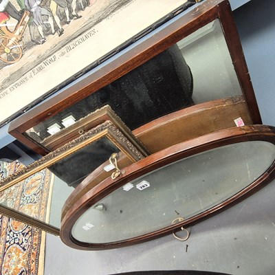 Lot 283 - Three vintage mirrors