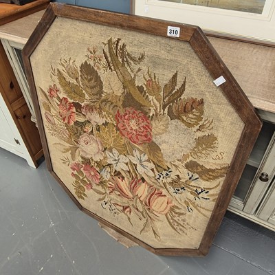 Lot 310 - A framed Victorian tapestry panel
