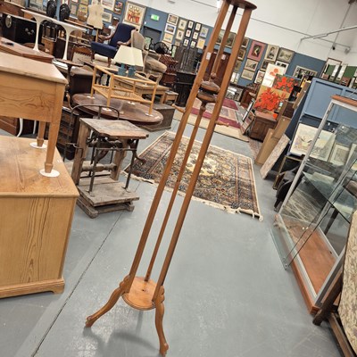 Lot 324 - A vintage wooden coat stand