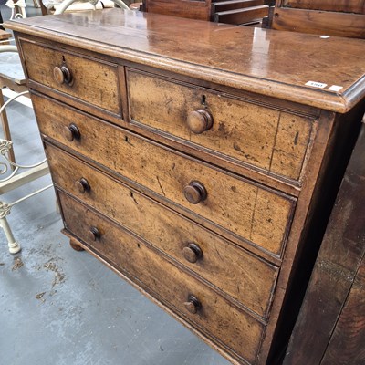 Lot 350 - An early Victorian mahogany chest of drawers...
