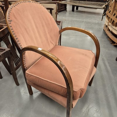 Lot 363 - An Art Deco armchair