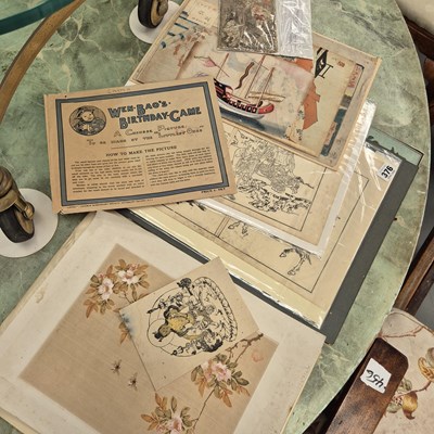 Lot 376 - A group of oriental painting prints and ephemera