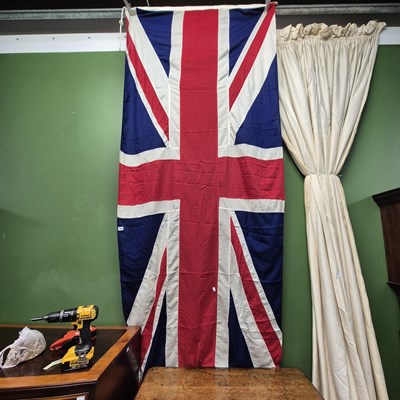 Lot 409 - A large vintage sewn Union flag 263 × 115cm