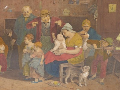 Lot 1371 - Two 19th century framed hand coloured prints: '...