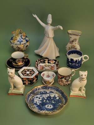 Lot 1403 - A collection of European ceramics to include...