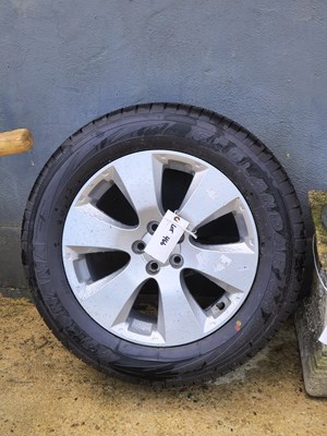 Lot 466 - A single alloy wheel 225/60 R17 with brand new...