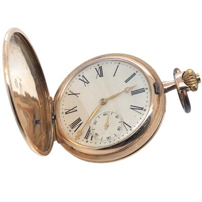 Lot 1154 - A Seeland full hunter pocket watch, the case...