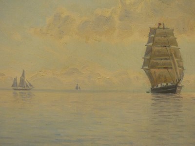 Lot 1411 - Early 20th century school, sailing and a steam...