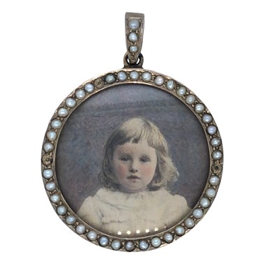 Lot 1166 - An antique double-sided open face glazed...