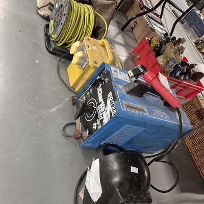 Lot 894 - An arc welder, transformer, etc.