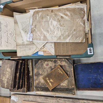 Lot 899 - Antique books and early ephemera, etc.