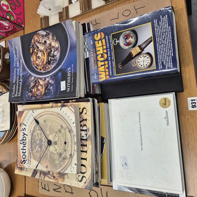 Lot 931 - A selection of watch-related books and catalogues