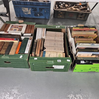 Lot 941 - Three boxes of books on various subjects