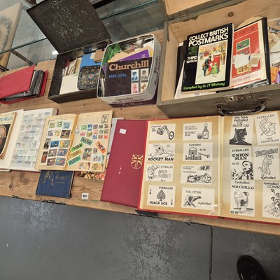 Lot 991 - A large collection of stamps and collector's...