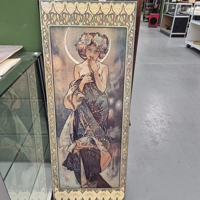Lot 1000 - A large print after Alphonce Mucha