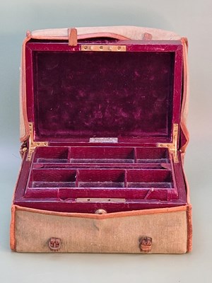 Lot 1470 - A rare Victorian alarmed jewellery box, with...