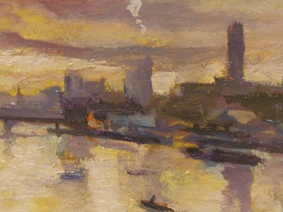 Lot 1463 - George Manchester (1922-1996) ARR., 'Thames -...