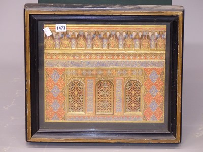 Lot 1473 - Two early 20th-century painted gesso and...